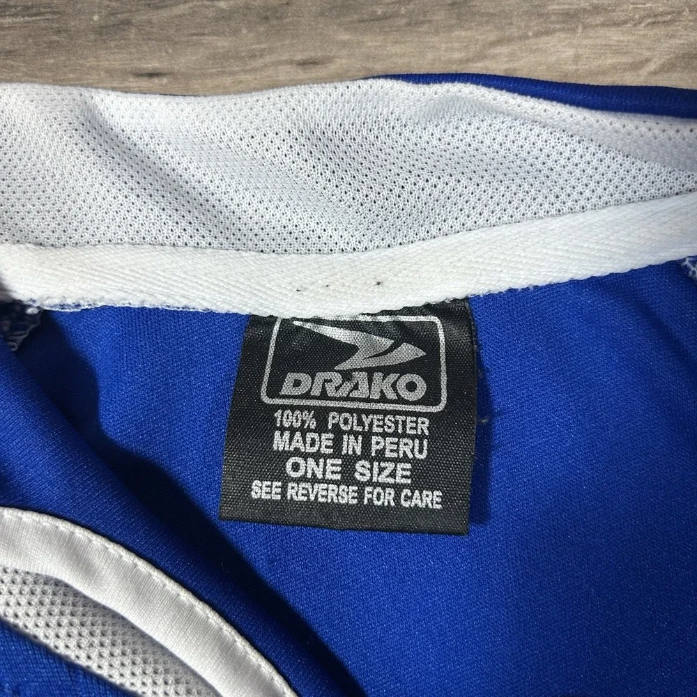 Drako‎ One Size Italy Soccer  Blue Jersey Italia Short Sleeve - 40